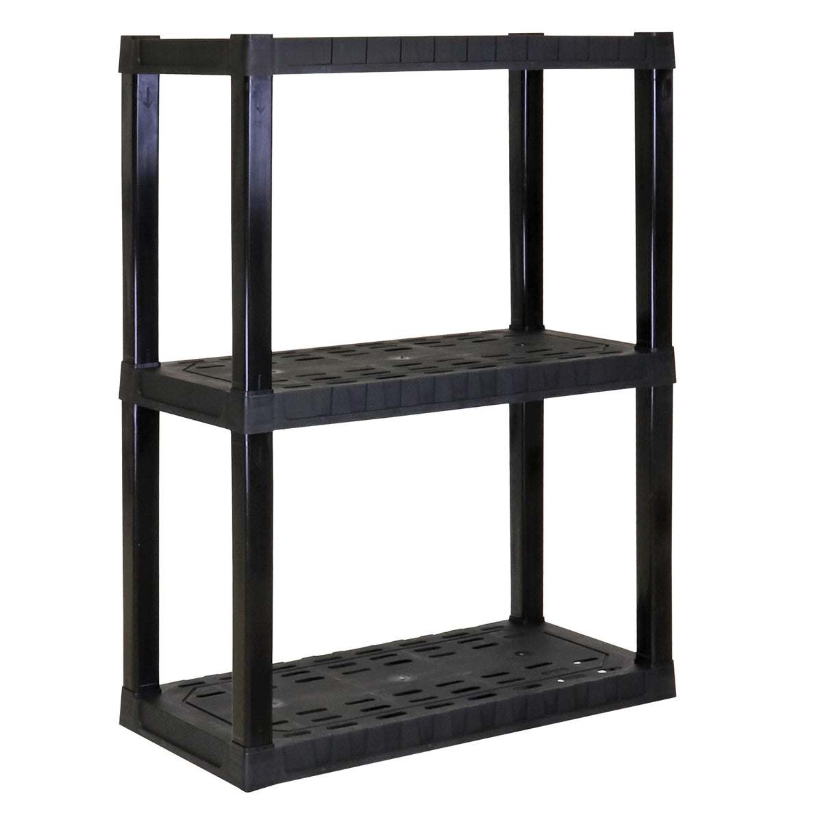Oskar 3-tier shelf unit on a white background